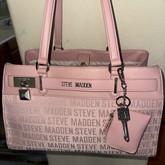 Steve Madden Blush Pink Satchel Bag - Picture 1 of 7